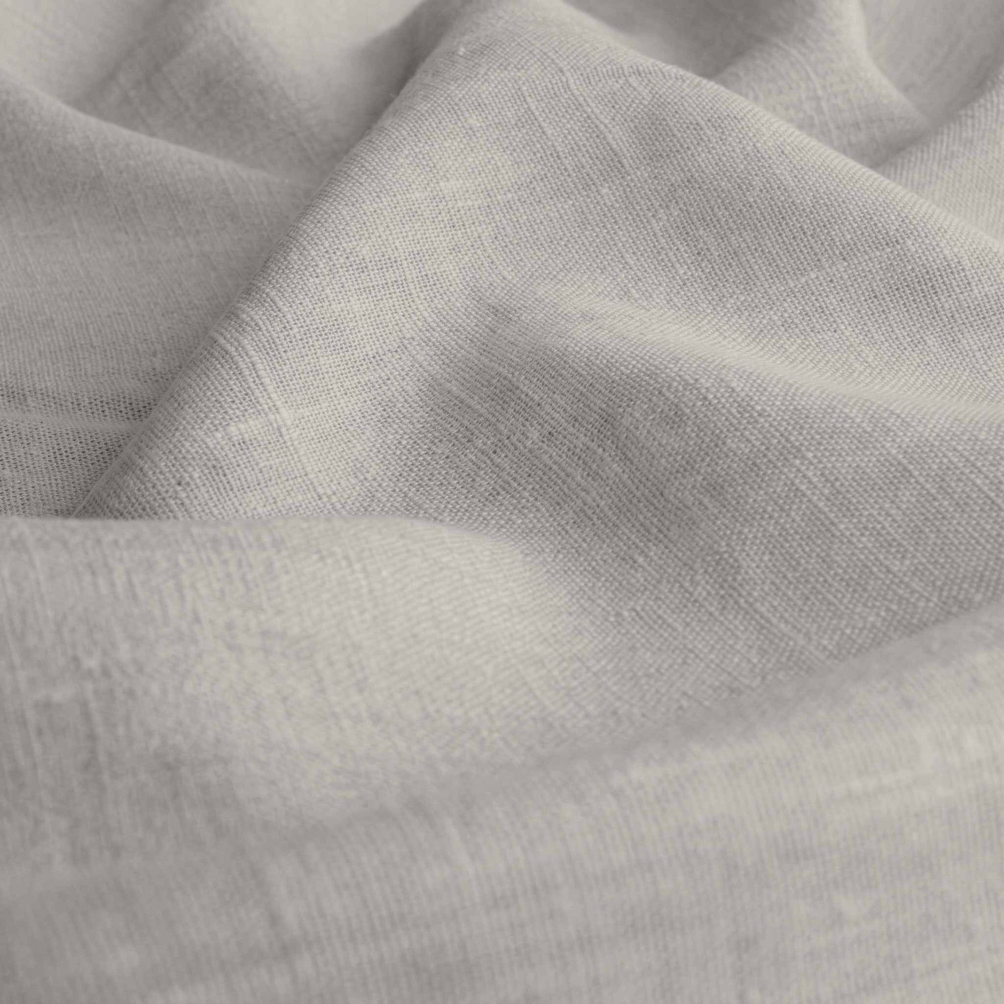 Light Grey Linen fabric - pre-washed 100% linen curtain fabric. Bianco Dove by Ada & Ina.
