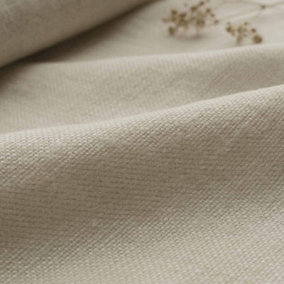 Light Natural Heavy Linen - curtain fabric and upholstery fabric 100% linen. Greta Light Natural.