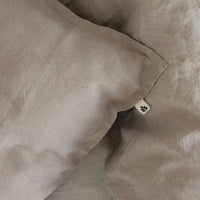 Linen Duvet Cover Single, Natural