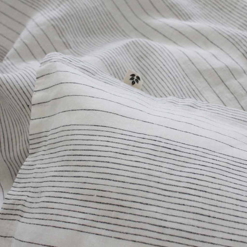 Linen Pillowcase 50x75 cm, Wide Stripe