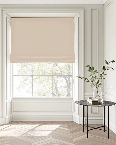 Dinah Lotus - Dusty Pink colour Linen Mix Curtains