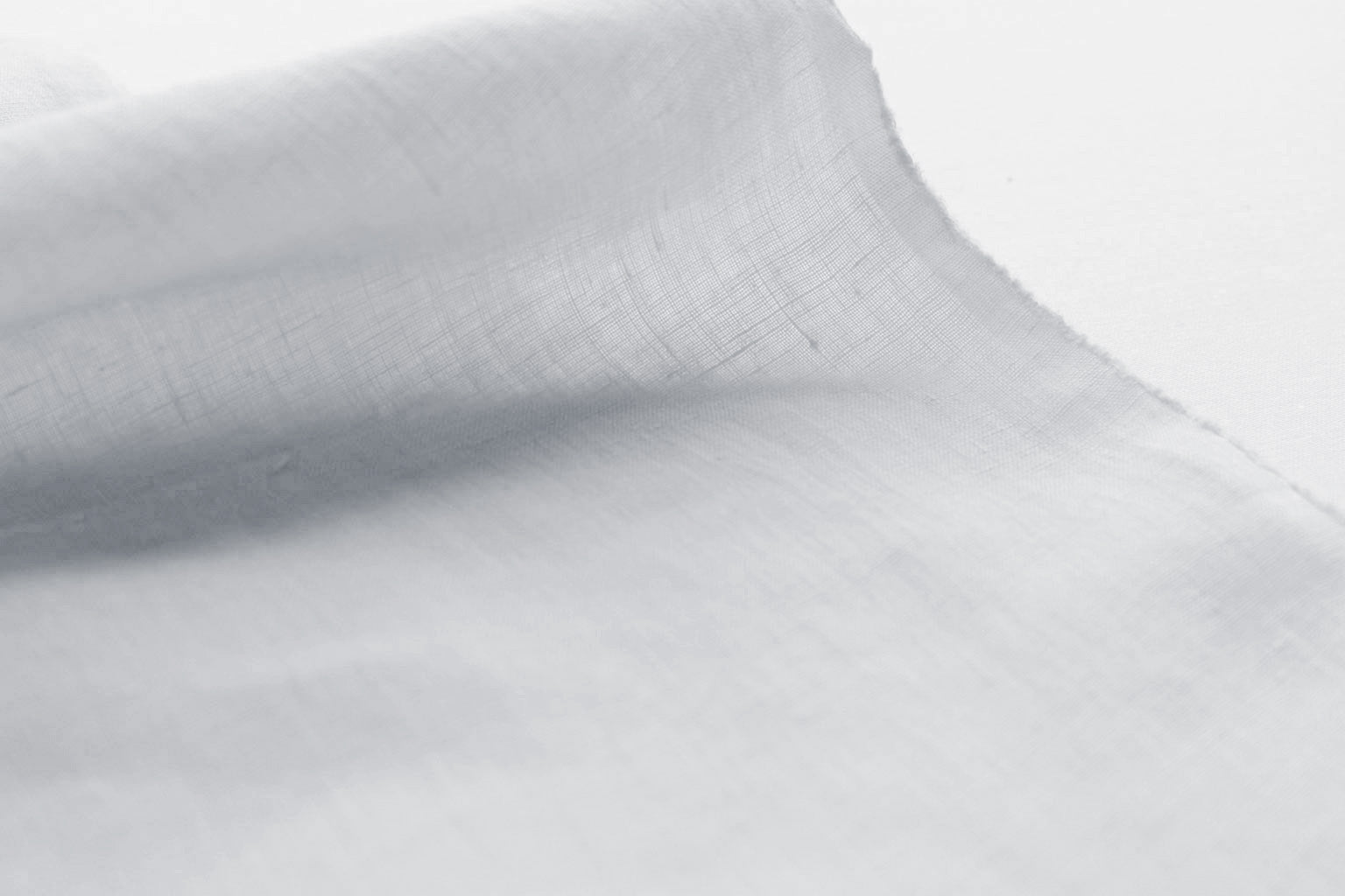 Fine Light Weight Linen for Sheer and Voile linen curtains. Pure & Brilliant White.