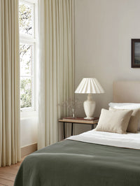 White Creamy Made to Measure Curtains - Blackout Lined for Bedrooms and Living Rooms