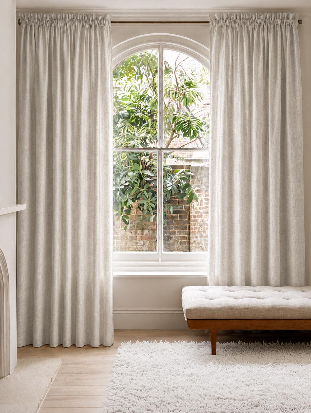 Grey Made to Measure Curtains for Living Room - Soft Grey colour