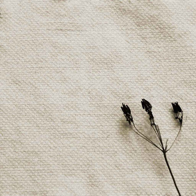 Mailis Off-White - White upholstery fabric, also for draping