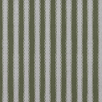 Green Striped Linen Curtain Fabric - Lisabella Khaki - Natural base fabric.