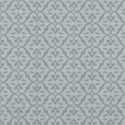 Brita Duck Egg - Curtain fabric printed with Duck Egg Blue