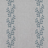 Shena Blue Stone - Natural fabric with botanical Blue print