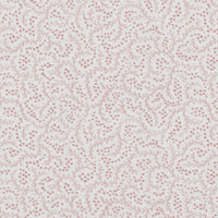 Pink Abstract Linen Curtain Fabric - Freeda Dusty Pink-WHT - White base fabric.