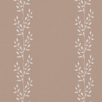 Shena New Blush INV - White fabric with botanical Pink inverted  print