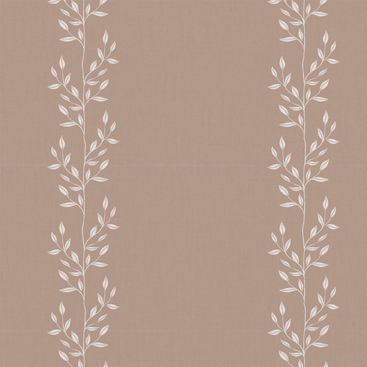 Shena New Blush INV - White fabric with botanical Pink inverted  print