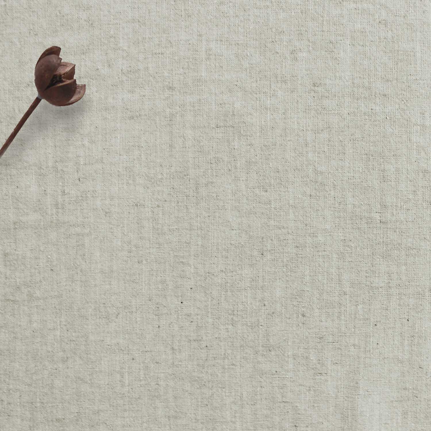 Mariana Oatmeal - Linen Cotton Fabric for Unlined or Lined Made to Measure Curtains