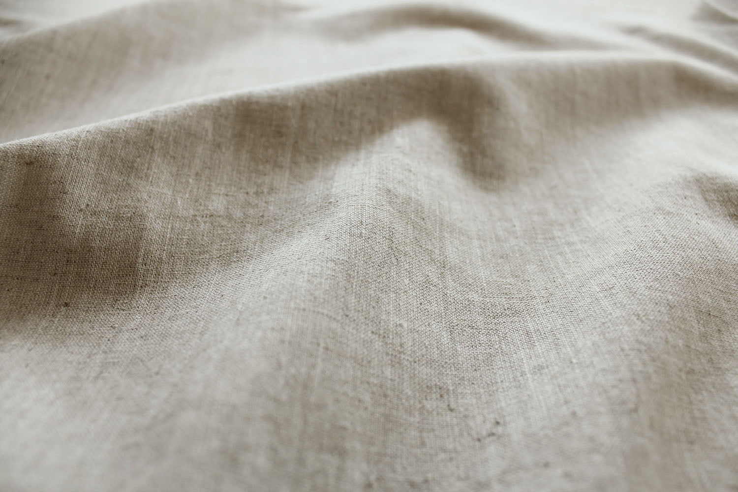 Mariana Oatmeal - Medium Weight Linen Fabric for Unlined or Lined Made to Measure Curtains