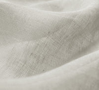 Sheer Linen Fabric for Voile Curtains - Pebble Colour