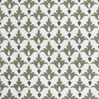 Fiona Moss - curtain fabric with Green abstract print