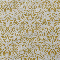 Jasmi Mustard - Curtain fabric with Yellow abstract print