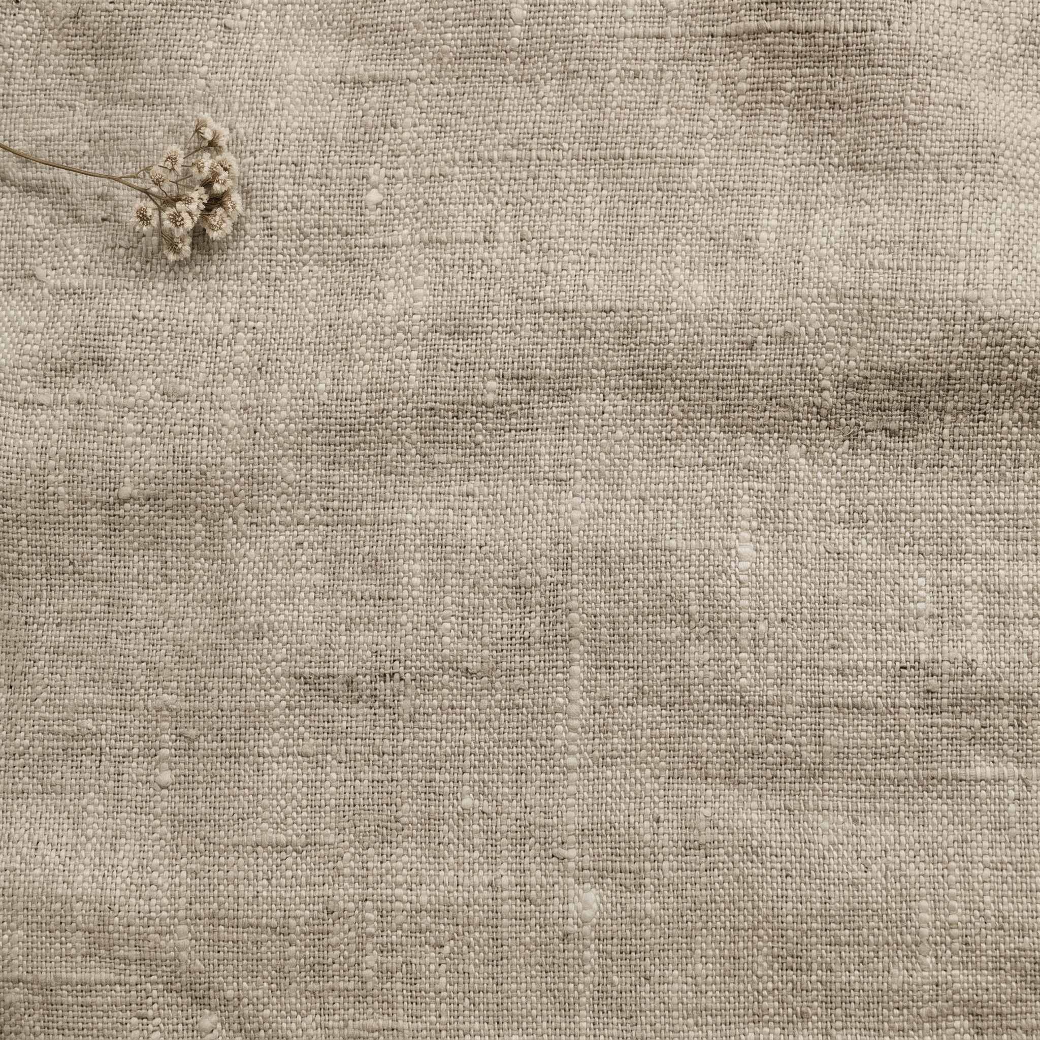 Natural Linen fabric - pre-washed 100% linen. Bianco Natural by Ada & Ina.