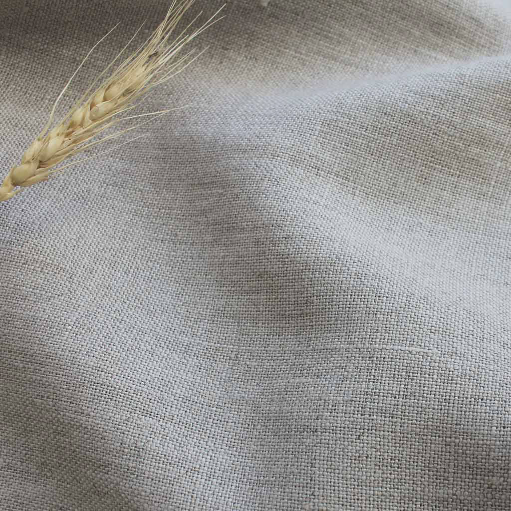 Linara Natural - 100% Linen fabric close-up shot