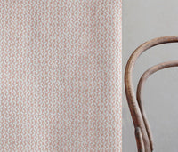 Arina New Blush - Natural curtain fabric, Pink abstract print