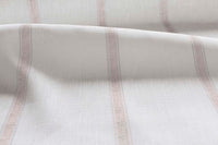 Rune New Blush- vertical pink tone striped fabric.