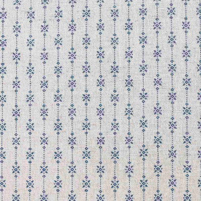 Nikolet Night Blue - Curtain fabric, classic Blue pattern