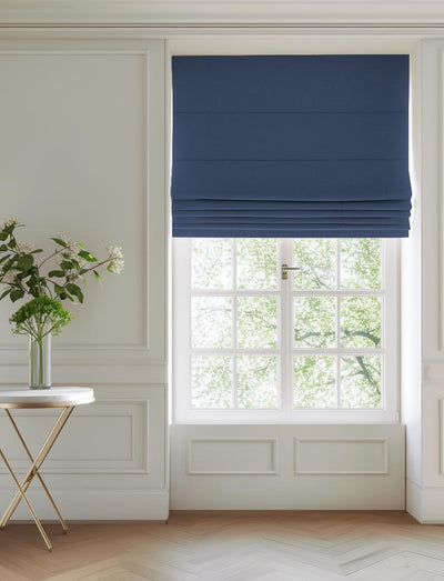Danila Nightsky - Strong & heavy dark blue 100% cotton fabric. Ideal for upholstery, curtains and blinds etc. 