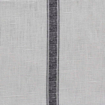 Rune Noir- vertical black tone striped fabric.