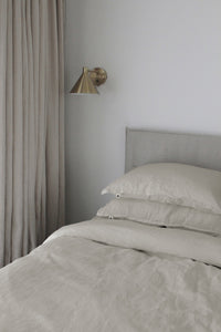 Linen Duvet Cover Super King, Oatmeal