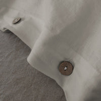 Linen Duvet Cover Super King, Oatmeal