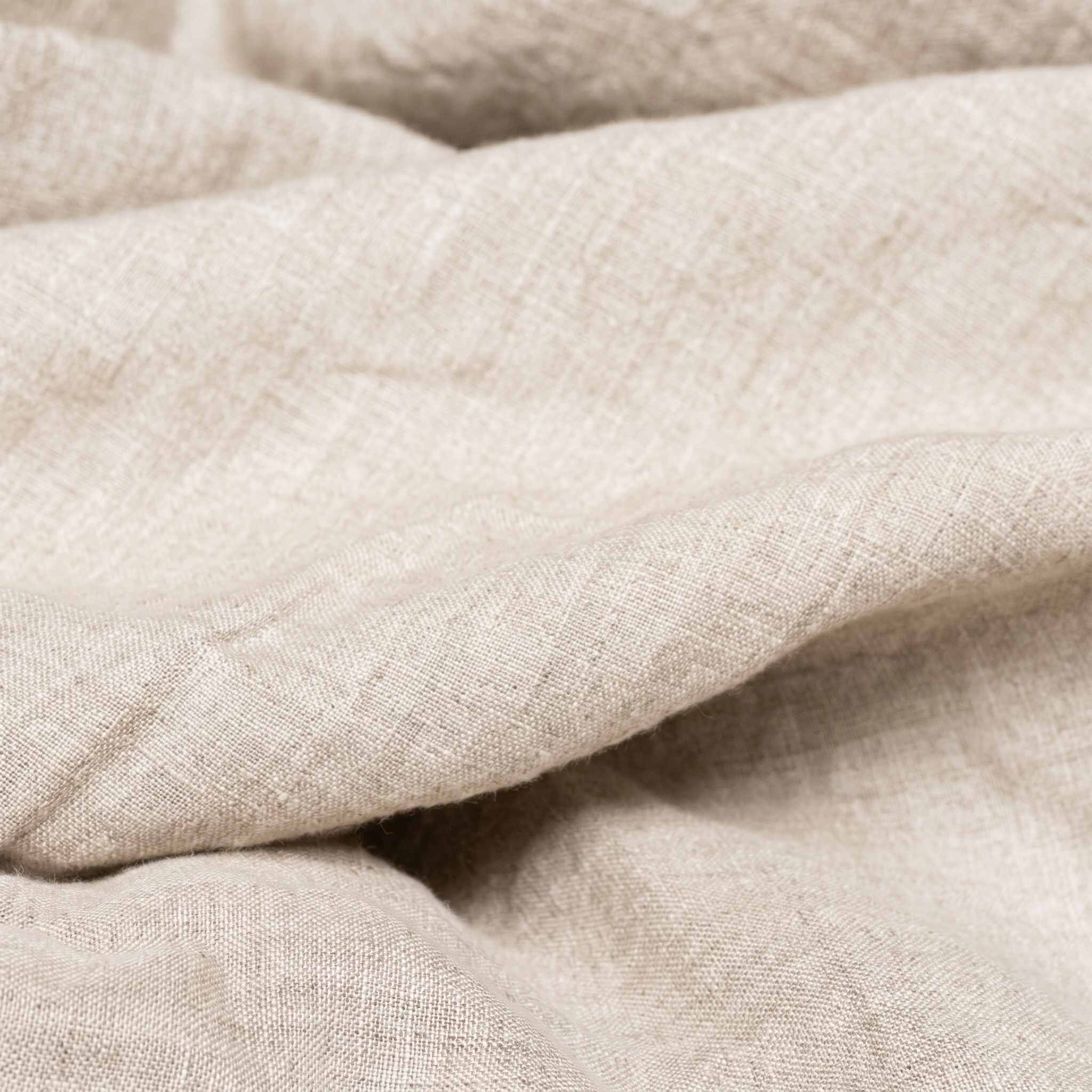 Light Natural Extra Wide Linen fabric. Pre-washed, 280 cm width. Vanja Oatmeal by Ada & Ina