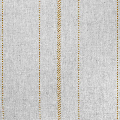 Inari Ochra - Curtain fabric with Orange Yellow striped print