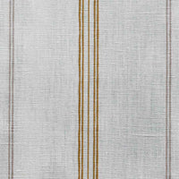 Elise Ochra-WHT - vertical two tone striped fabric.