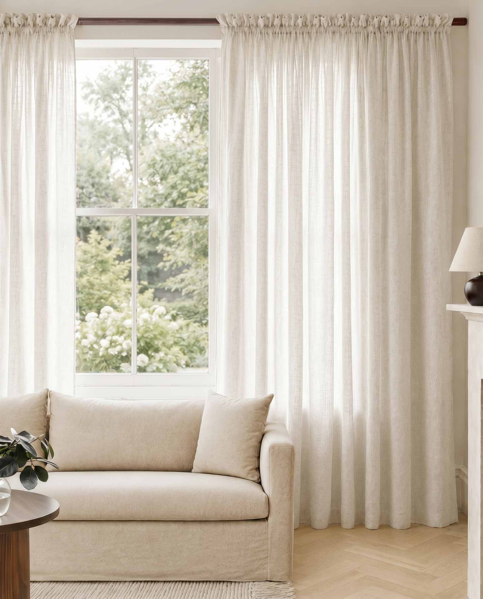 Off white Linen Curtains. Mariana Off-white  by Ada & Ina
