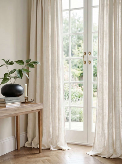 Off-white Linen Curtains - 100% Linen. Made of Bea Off White by Ada & Ina.