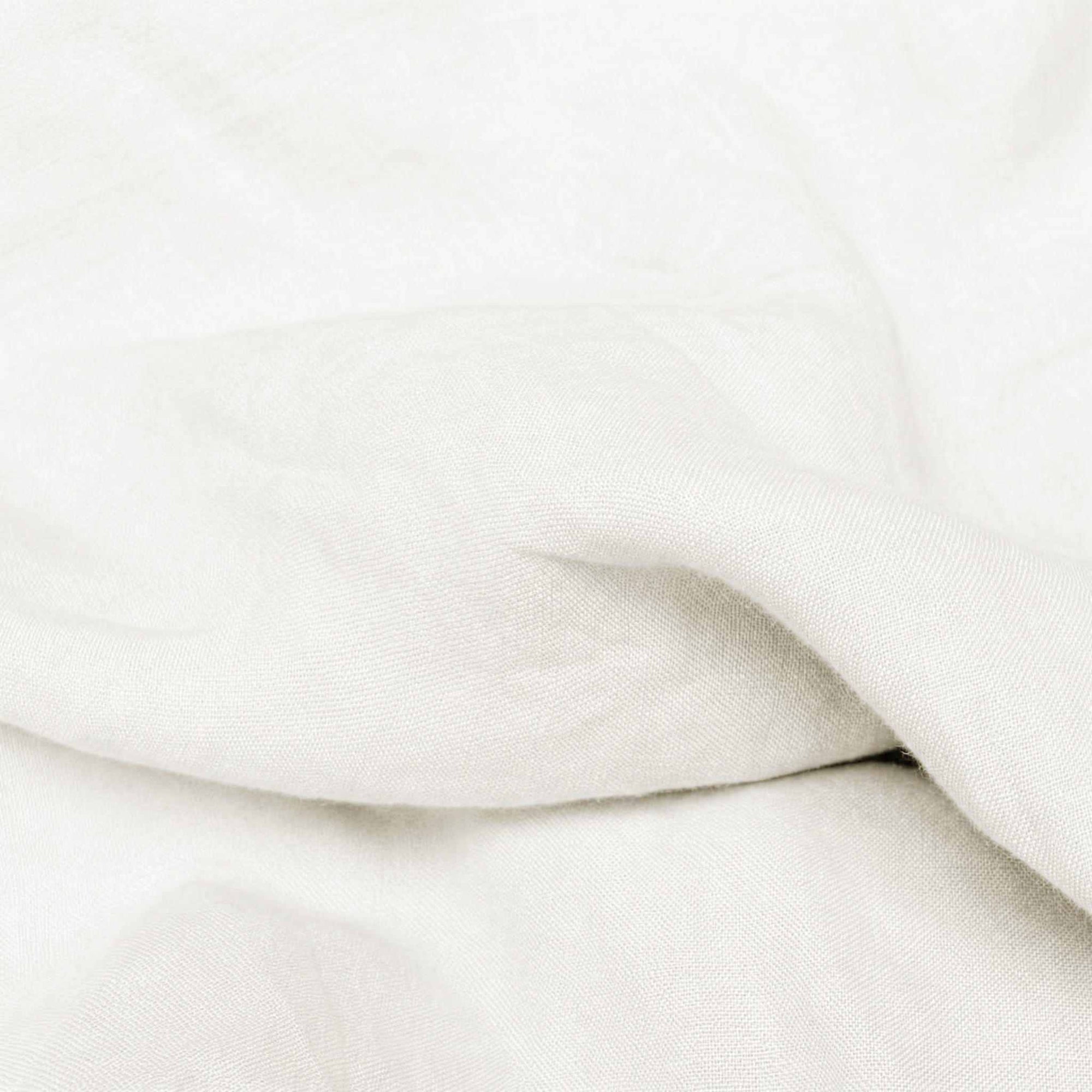 Off white Linen Fabric - close-up. Mariana Off-white  by Ada & Ina