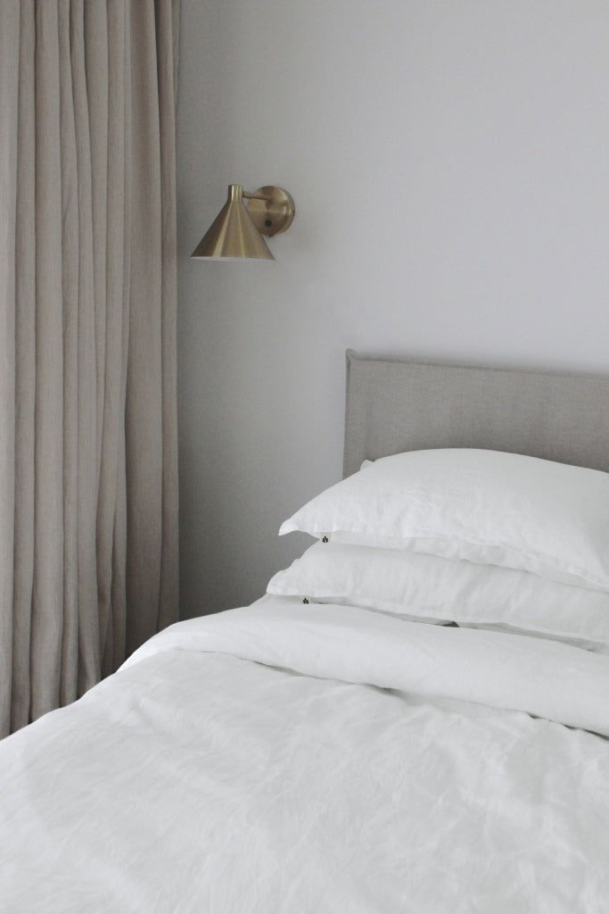 Off White Linen Bedding. Off White Linen Duvet Cover and Linen Sheets.