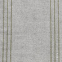 Telma Olive - Curtain fabric with Olive Green stripes