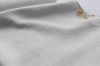 Pale Blue Heavy Linen for curtains and upholstery - 100% linen fabric. Greta Pearl.