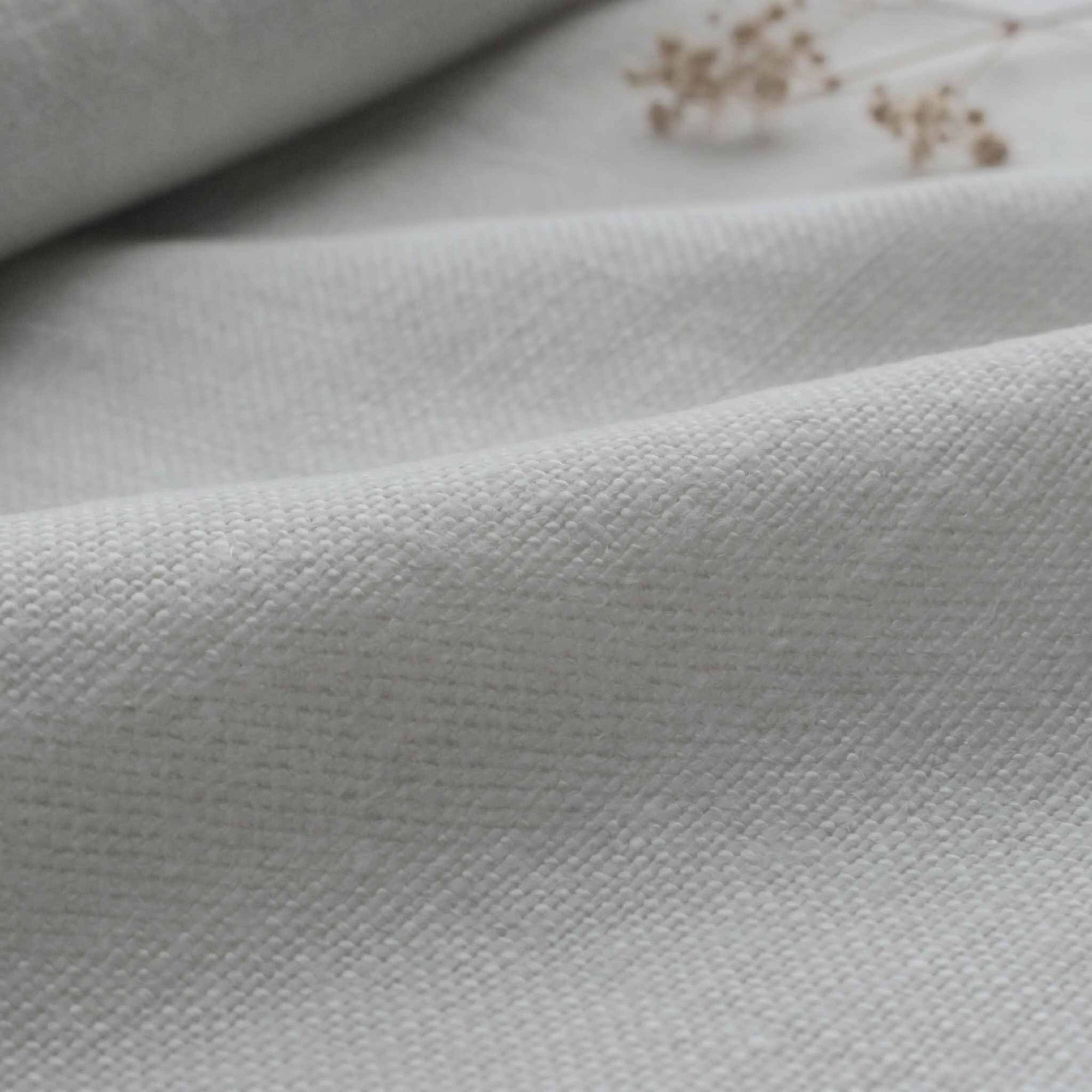 Pale Blue Heavy Linen - curtain fabric and upholstery fabric 100% linen. Greta Pearl.