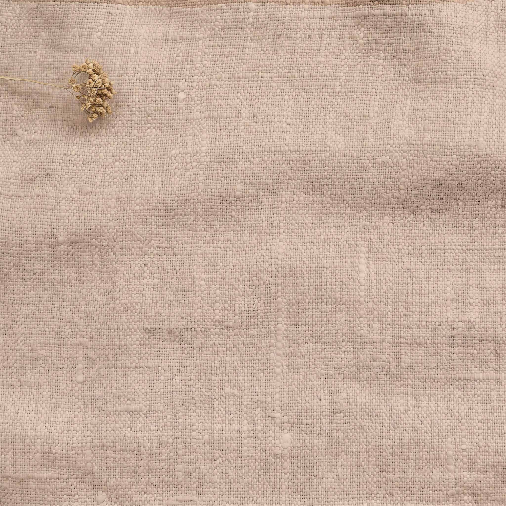 Pale Pink Linen fabric - pre-washed 100% linen. Bianco Old Rosa by Ada & Ina.