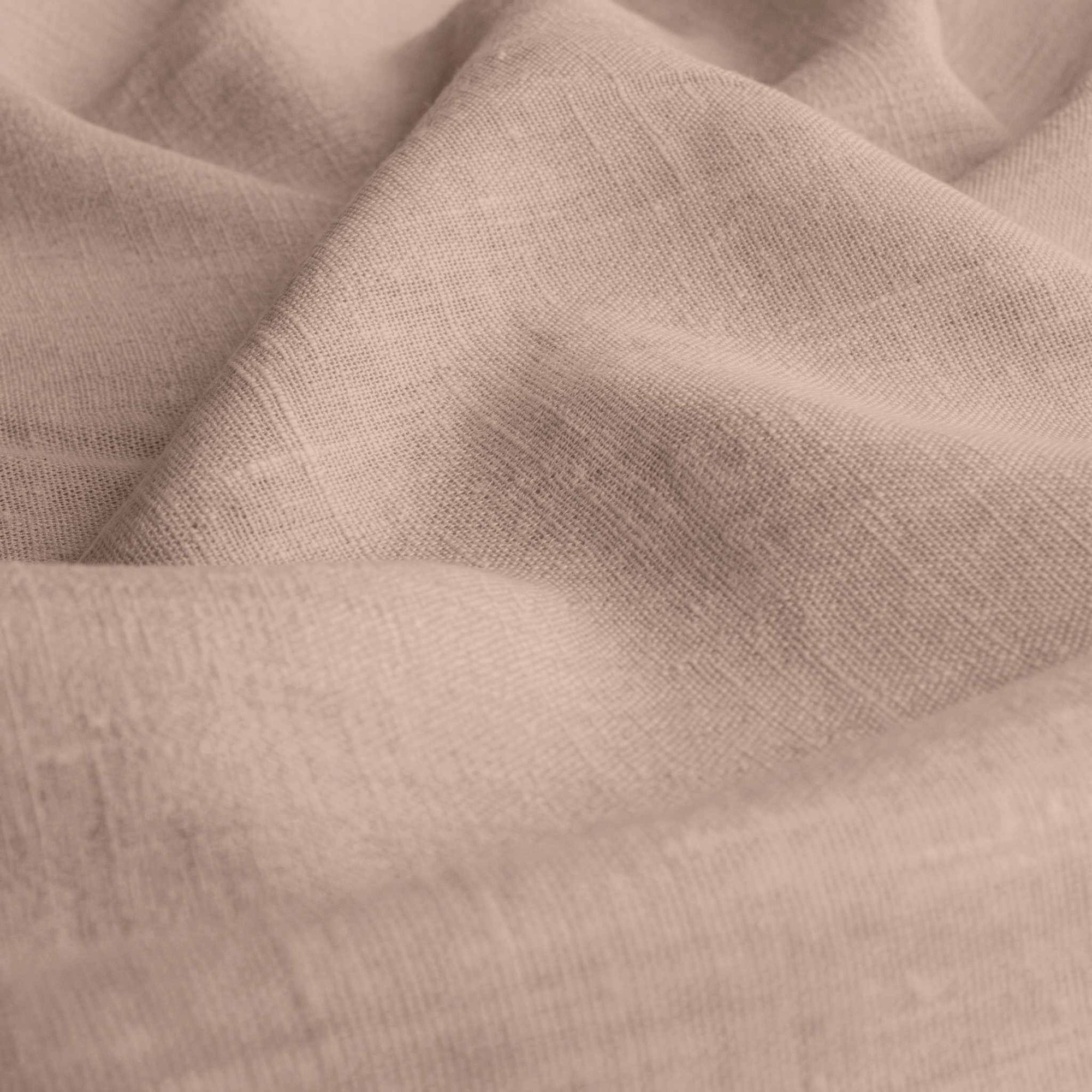 Pale Pink Linen fabric - pre-washed 100% linen curtain fabric. Bianco Old Rosa by Ada & Ina.