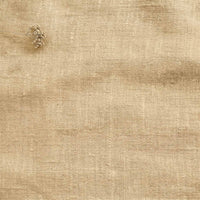 Pale Yellow Linen fabric - pre-washed 100% linen. Bianco Gold Rose by Ada & Ina.