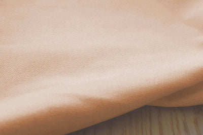 Amara Peony Powder - Muted Pink Cotton fabric, close-up photo of weave