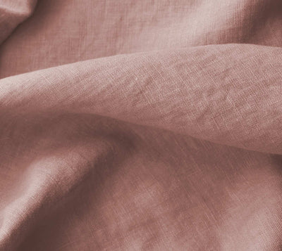 Pink 100% Linen Fabric. Beata Dusty Pink by Ada & Ina Fabrics