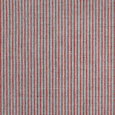 Pinni Crimson Red - Curtain fabric with Red striped print