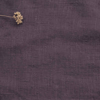 Purple Linen fabric - pre-washed 100% linen. Bianco Plum by Ada & Ina.