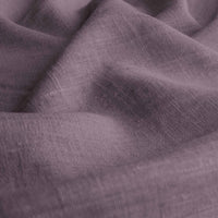 Purple Linen fabric - pre-washed 100% linen curtain fabric. Bianco Plum by Ada & Ina.