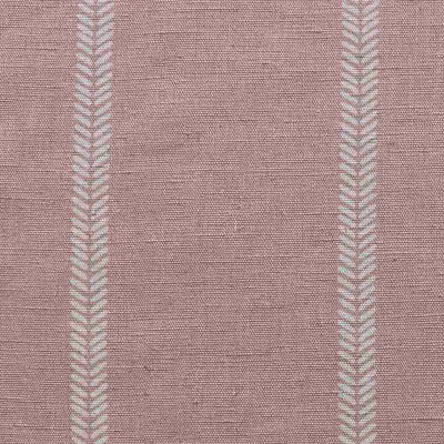 Rana Dusty Pink - Pink curtain fabric with hand drawn stripes
