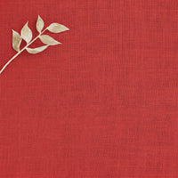 Red Linen Cotton fabric. Very soft. Enni Coral by Ada & Ina