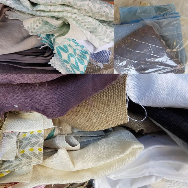 Remnant fabrics - Photo for illustrative purposes only